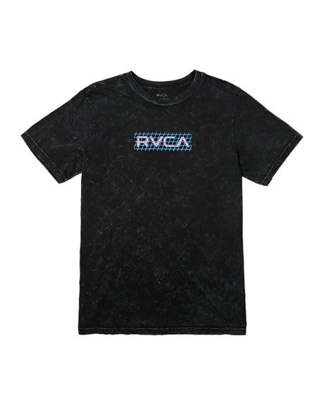 RVCA Super Rad T-Shirt Black Shock Wash Men's Short Sleeve T-Shirts RVCA 