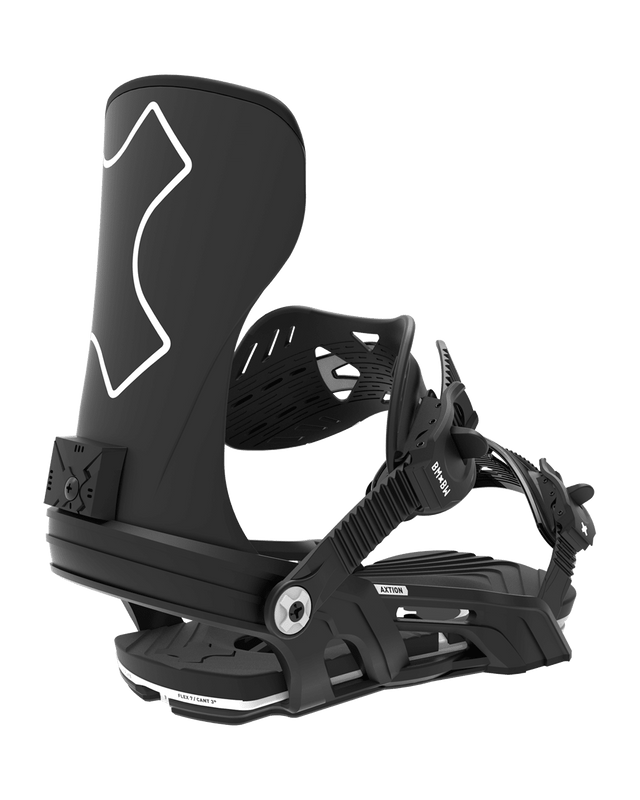 BENT METAL Axtion Snowboard Bindings Black 2027 Men's Snowboard Bindings Bent Metal 