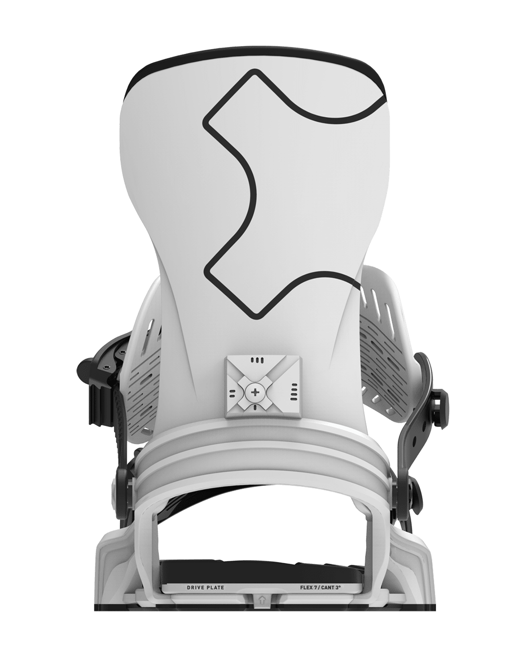 BENT METAL Axtion Snowboard Bindings White 2027 Men's Snowboard Bindings Bent Metal 