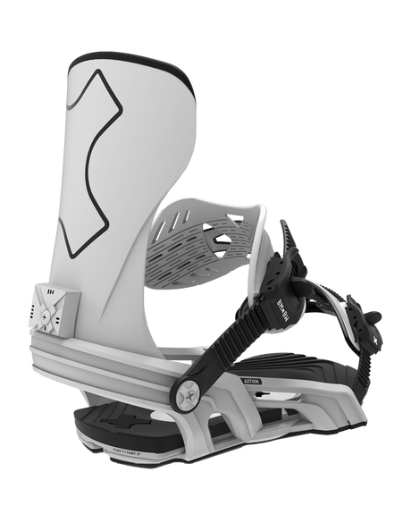 BENT METAL Axtion Snowboard Bindings White 2027 Men's Snowboard Bindings Bent Metal 