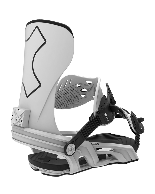 BENT METAL Axtion Snowboard Bindings White 2027 Men's Snowboard Bindings Bent Metal 