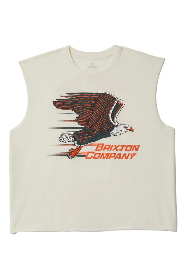 BRIXTON Free Muscle Tank Off White Men's Tank Tops Brixton 