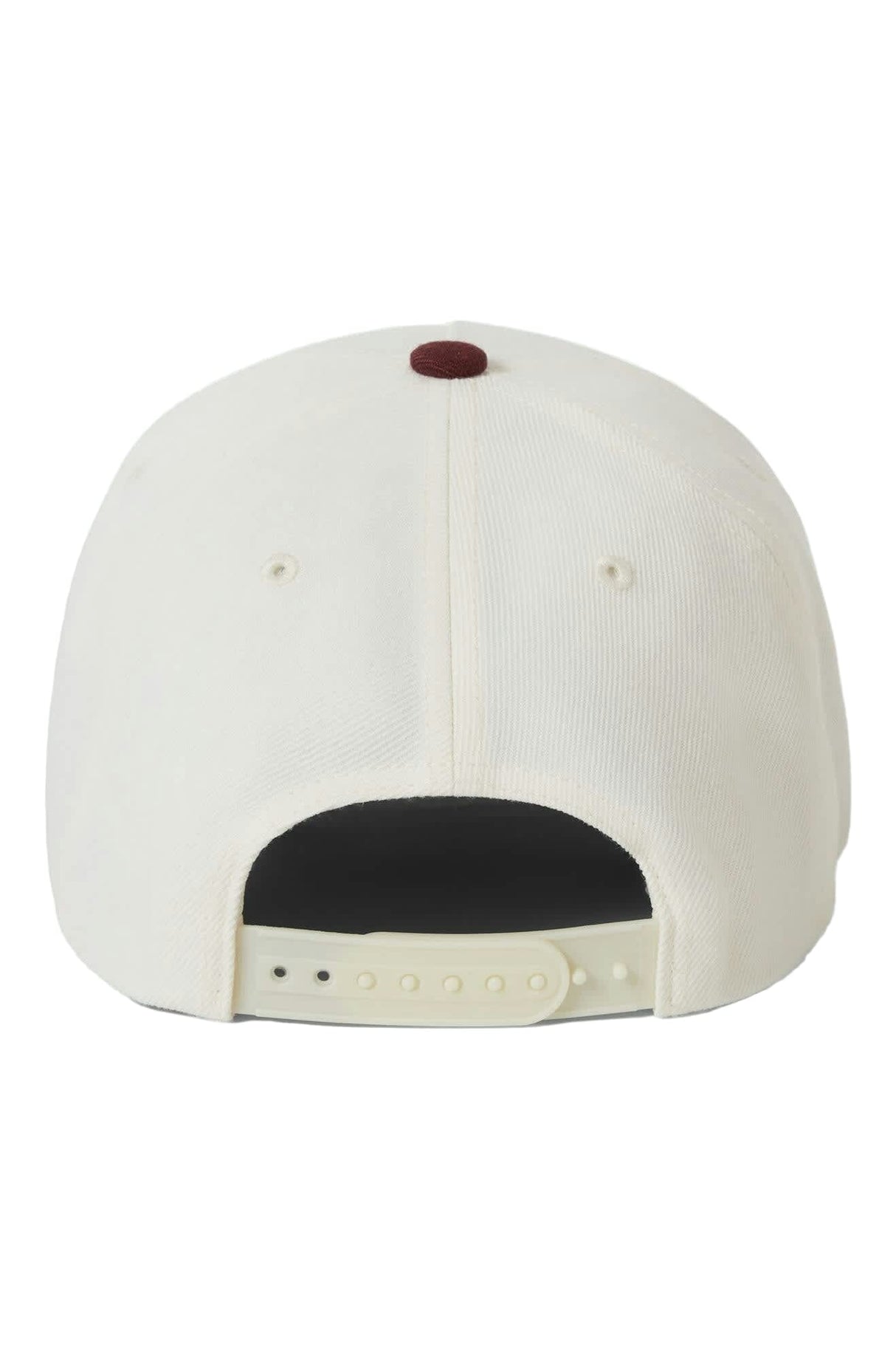 BRIXTON Crest Netplus Snapback Hat Port/Off White Men's Hats Brixton 