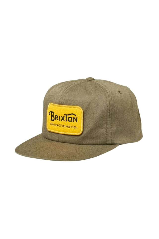 BRIXTON Grade Snapback Hat Olive/Surplus Men's Hats Brixton 
