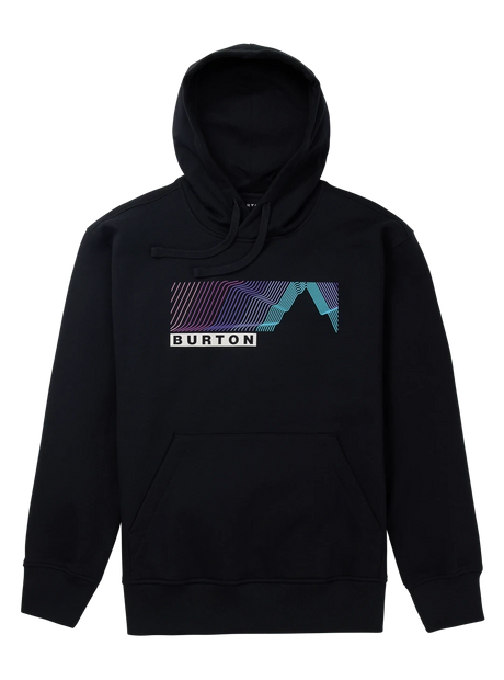 BURTON Elmore Pullover Hoodie True Black Men's Pullover Hoodies Burton 