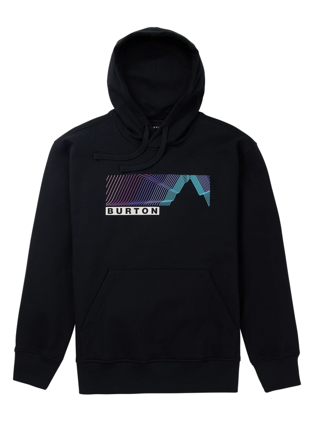 BURTON Elmore Pullover Hoodie True Black Men's Pullover Hoodies Burton 