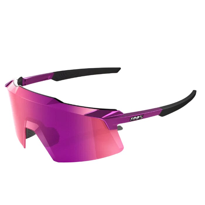 100% Aerocraft Gloss Purple Chrome - Purple Multilayer Mirror Sunglasses Sunglasses 100% 