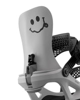 BATALEON Youth Ghost FASE Snowboard Bindings Grey 2027 Youth Snowboard Bindings Bataleon 