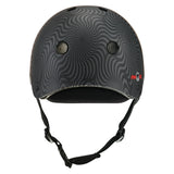 PRO-TEC Low Pro Helmet Spitfire Black Swirl Skateboard Helmets Pro-tec 