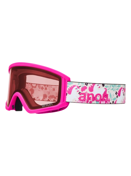 ANON Tracker 2.0 Unicorns - Pink Amber + Face MFI Face Mask Youth Snow Goggle Snow Goggles Anon 