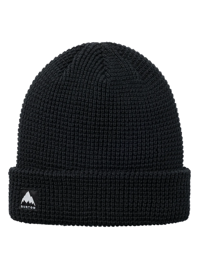 BURTON Recycled Waffle Beanie True Black Men's Beanies Burton 