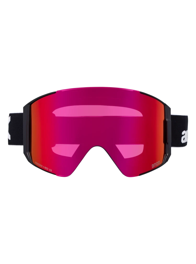ANON Sync Black - Perceive Sunny Red + Perceive Cloudy Burst + MFI Face Mask Snow Goggle Snow Goggles Anon 