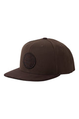 BRIXTON Oath III Snapback Hat Pinecone Brown/Brown Suede Men's Hats Brixton 