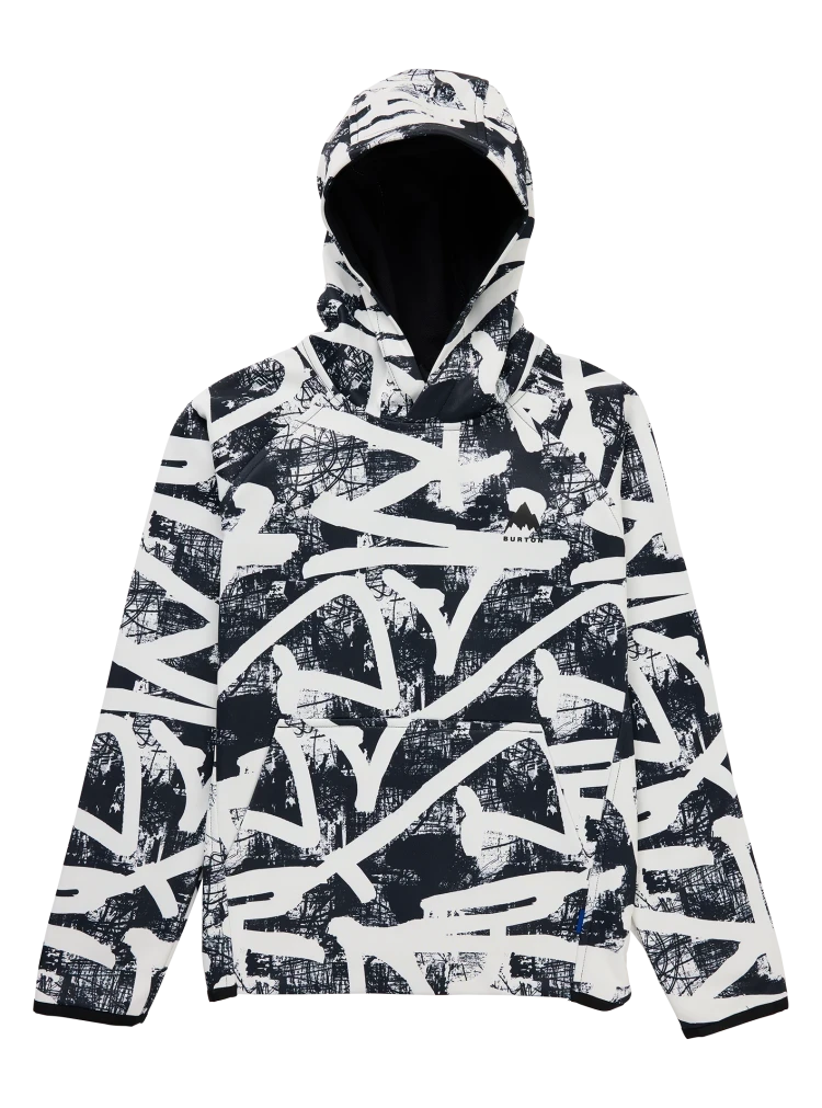 BURTON Kid's Crown Weatherproof Fleece Pullover City Streets Boy's Pullover Hoodies Burton 