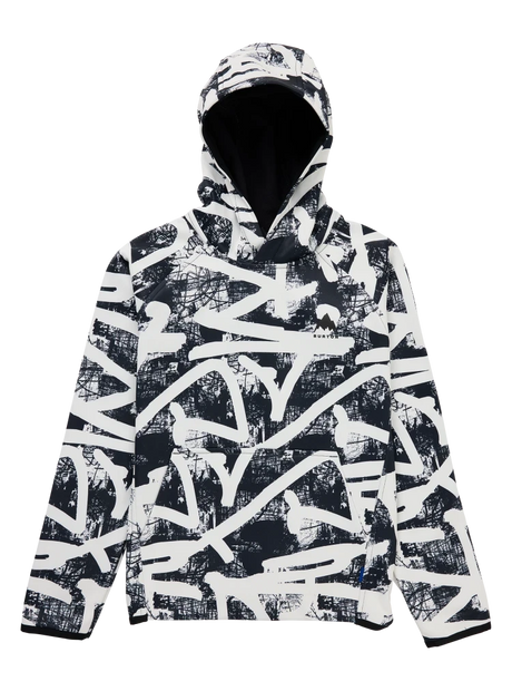 BURTON Kid's Crown Weatherproof Fleece Pullover City Streets Boy's Pullover Hoodies Burton 