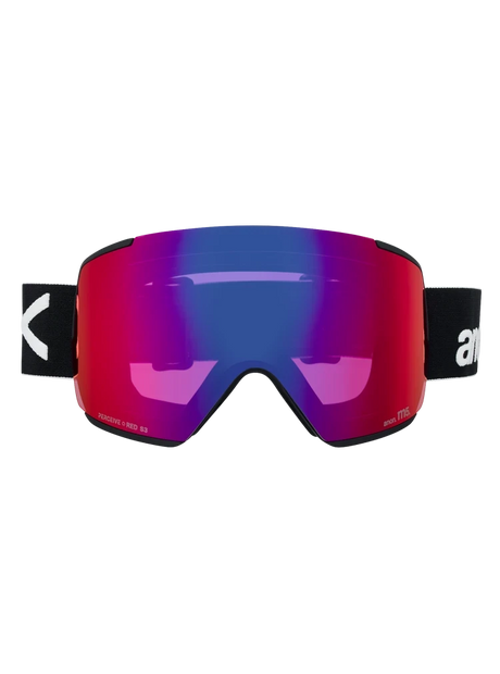 ANON M5 Black - Perceive Sunny Red + Perceive Cloudy Burst + MFI Face Mask Snow Goggle Snow Goggles Anon 