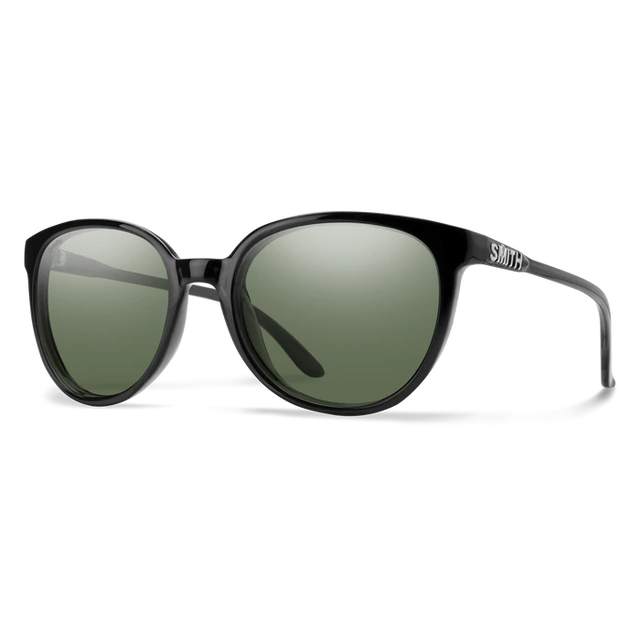 SMITH Cheetah Black - ChromaPop Grey Green Polarized Sunglasses Sunglasses Smith 