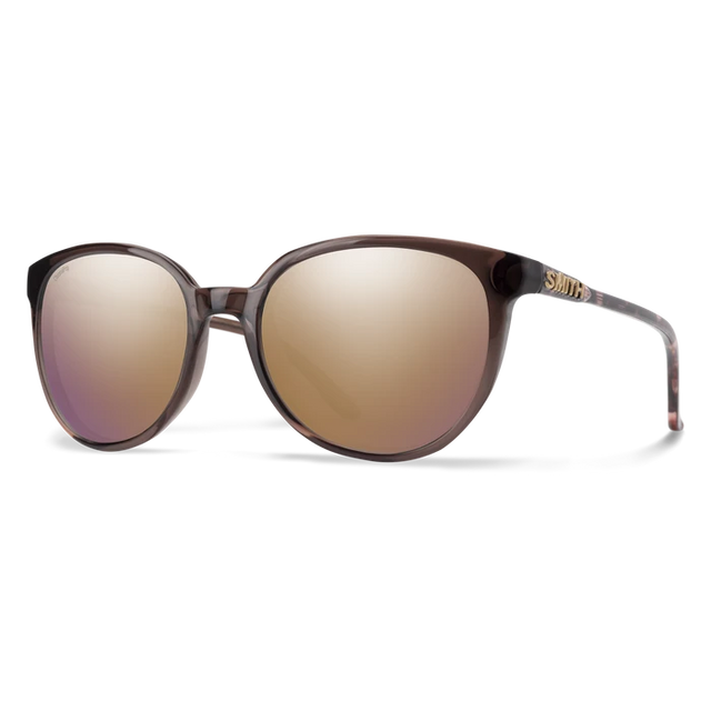 SMITH Cheetah Rose Tortoise - ChromaPop Rose Gold Mirror Polarized Sunglasses Sunglasses Smith 