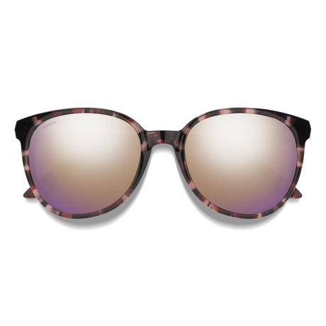 SMITH Cheetah Rose Tortoise - ChromaPop Rose Gold Mirror Polarized Sunglasses Sunglasses Smith 