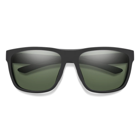 SMITH Barra Matte Black - ChromaPop Grey Green Polarized Sunglasses Sunglasses Smith 