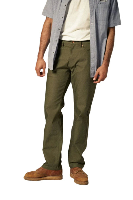 BRIXTONBuilders 5-Pocket Stretch Pants Ivy Green Men's Pants Brixton 