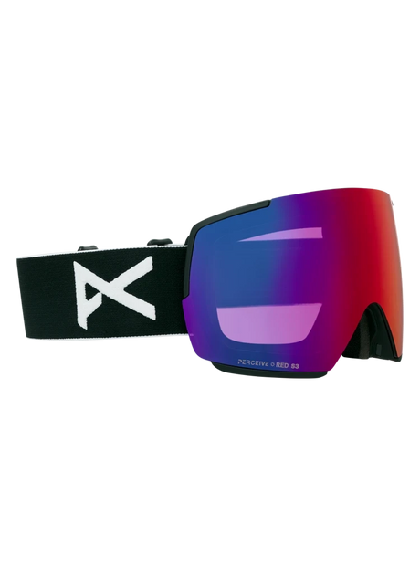 ANON M5 Black - Perceive Sunny Red + Perceive Cloudy Burst + MFI Face Mask Snow Goggle Snow Goggles Anon 