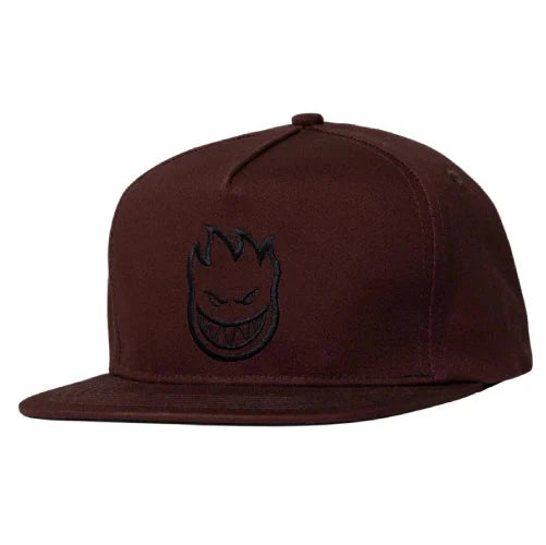 SPITFIRE Bighead Snapback Hat Dark Red Men's Hats Spitfire 