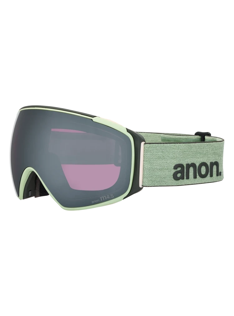 ANON M4S Toric Soft Sage - Perceive Sunny Onyx + Perceive Variable Violet + MFI Face Mask Snow Goggle Snow Goggles Anon 