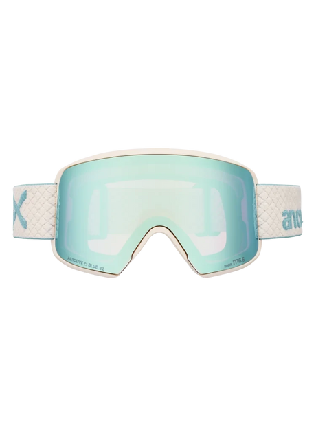 ANON M6S Oat - Perceive Variable Blue + Perceive Cloudy Pink + Facemask Snow Goggle Snow Goggles Anon 