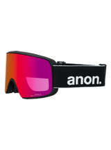 ANON M6S Black - Perceive Sunny Red + Perceive Cloudy Burst + MFI Face Mask Snow Goggle Snow Goggles Anon 