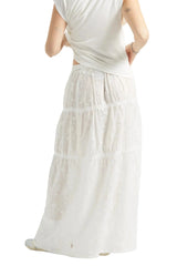BRIXTON The Abigail Skirt Off White Floral Women's Skirts Brixton 