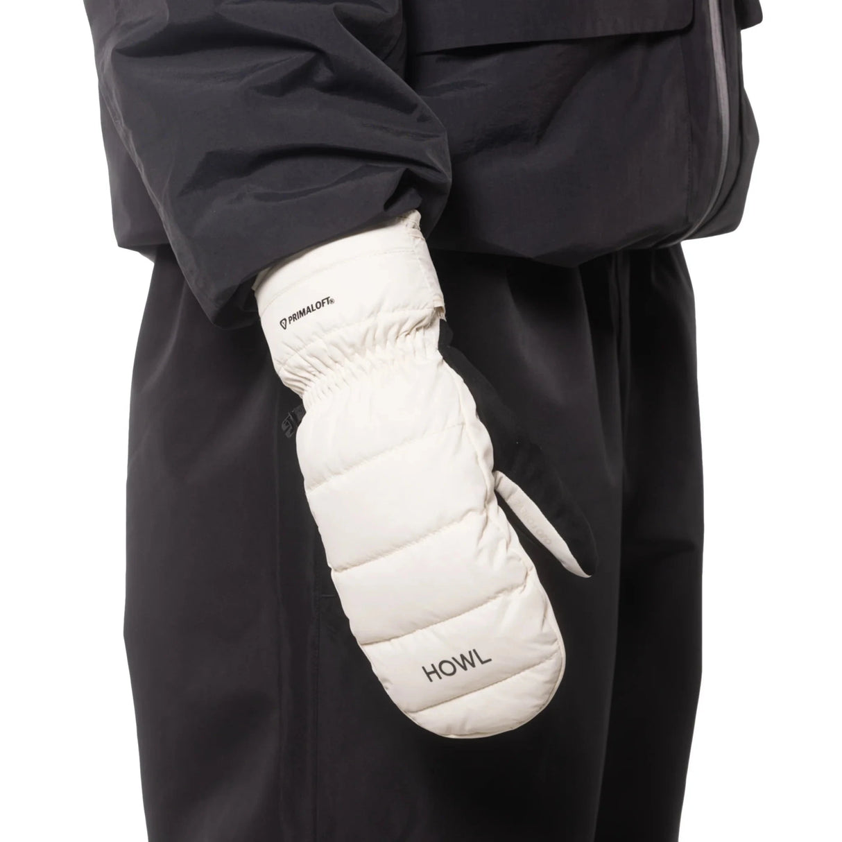 HOWL Down Mitt White Men's Snow Mitts Howl 