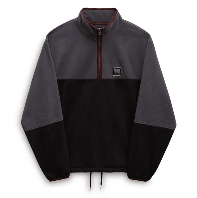 VANS Rowan Zorilla Half Zip Sweater Black Men's Sweaters Vans 