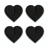 CRAB GRAB Mini Hearts Traction Pad Black Snowboard Stomp Pads Crab Grab 