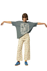 BRIXTON Women's Bloom Oversized Boyfriend T-Shirt Basalt Women's T-Shirts Brixton 