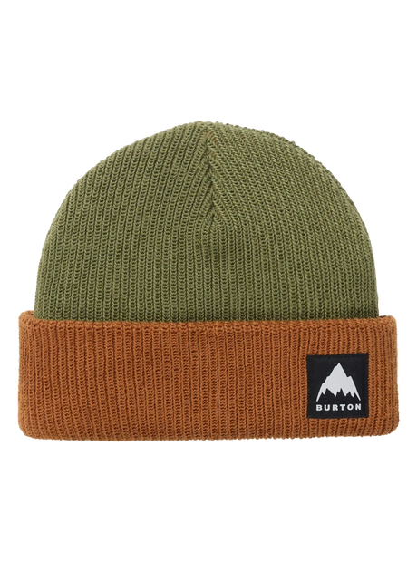 BURTON Recycled VT Beanie Forest Moss/Chestnut Brown Men's Beanies Burton 