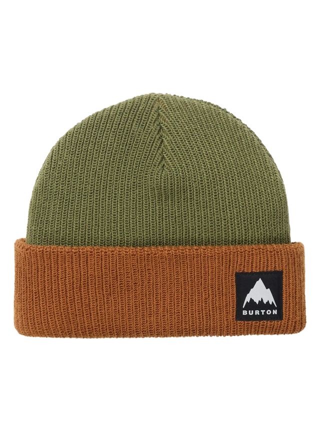 BURTON Recycled VT Beanie Forest Moss/Chestnut Brown Men's Beanies Burton 