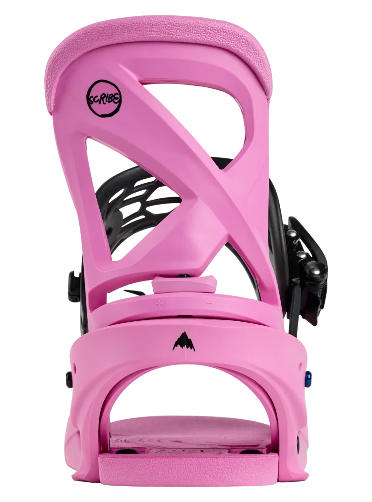 BURTON Women's Scribe Re:Flex Snowboard Bindings Fuchsia Pink 2026 Women's Snowboard Bindings Burton 
