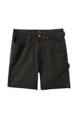 BRIXTON Builders Carpenter Short Washed Black Men's Walkshorts Brixton 