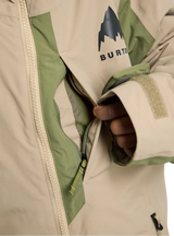 BURTON Kid's Hillslope Snow Jacket Summit Taupe/Forest Moss 2026 Youth Snow Jackets Burton 