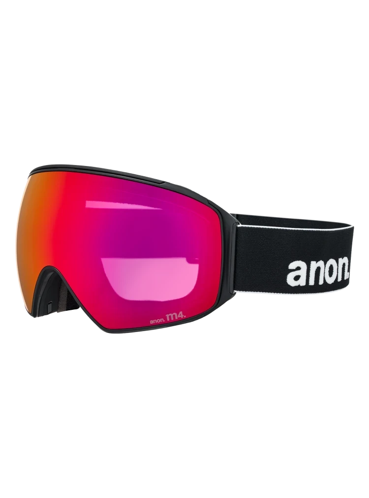 ANON M4 Toric Black - Perceive Sunny Red + Perceive Cloudy Burst + MFI Face Mask Snow Goggle Snow Goggles Anon 