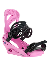 BURTON Women's Scribe Re:Flex Snowboard Bindings Fuchsia Pink 2026 Women's Snowboard Bindings Burton 