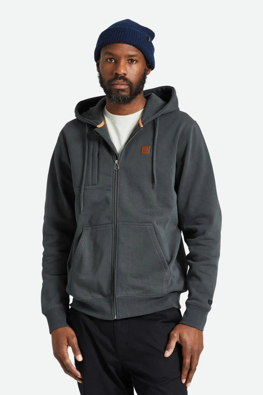Zip up 2025 black fleece