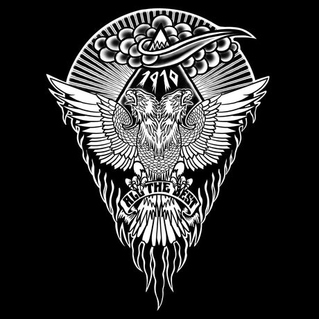 1910 Eagles Dare Pullover Hoodie Black Men's Pullover Hoodies 1910 