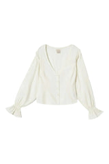 BRIXTON Women's The Meadow Blouse Off White Women's Blouses Brixton 