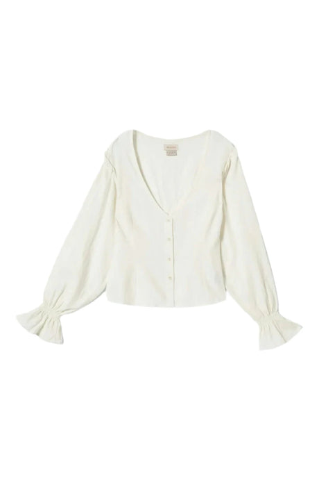 BRIXTON Women's The Meadow Blouse Off White Women's Blouses Brixton 