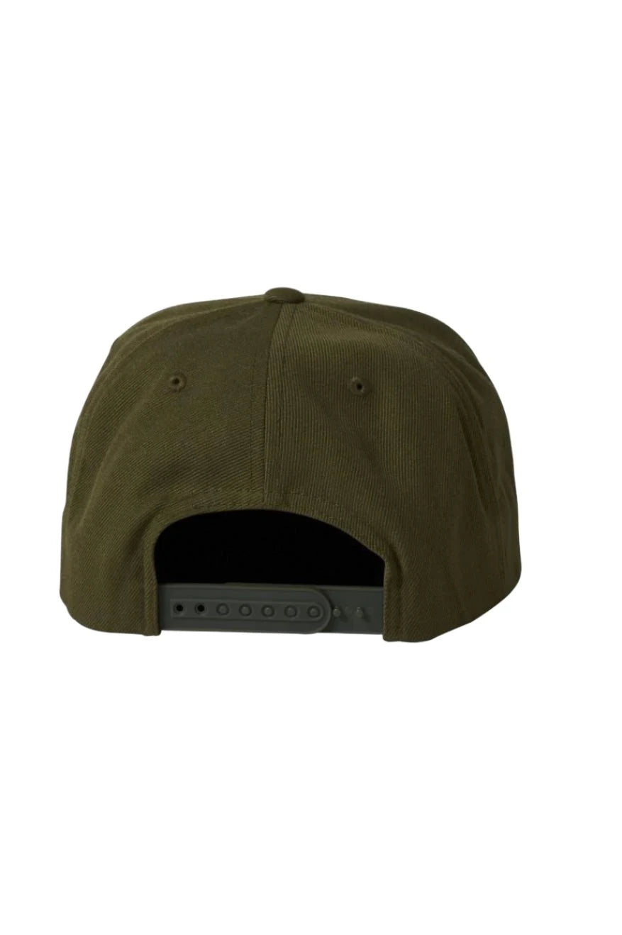 BRIXTON Oath III Snapback Hat Olive Surplus/Whitecap Men's Hats Brixton 