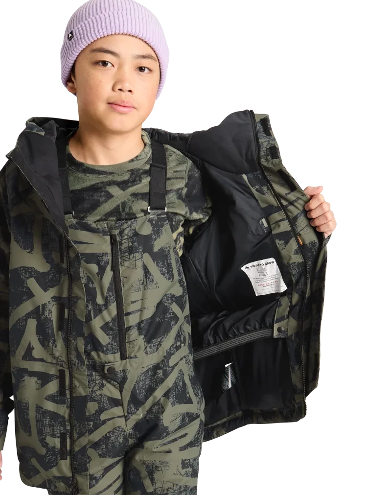 BURTON Kid's Skimmer Snow Jacket Forest City Streets 2026 Youth Snow Jackets Burton 