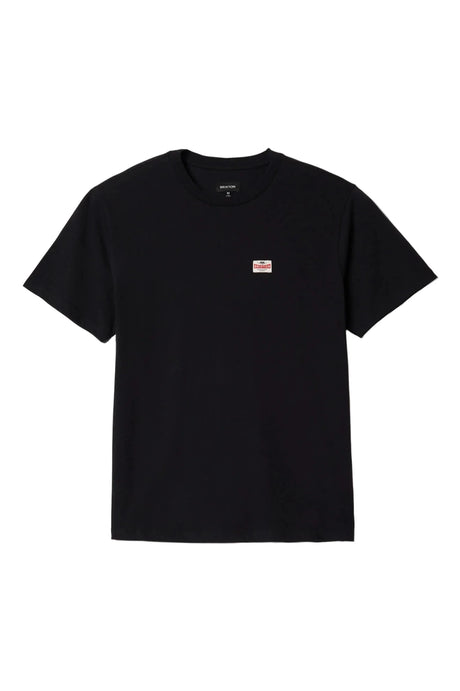 BRIXTON Highmont T-Shirt Black Worn Wash Men's Short Sleeve T-Shirts Brixton 