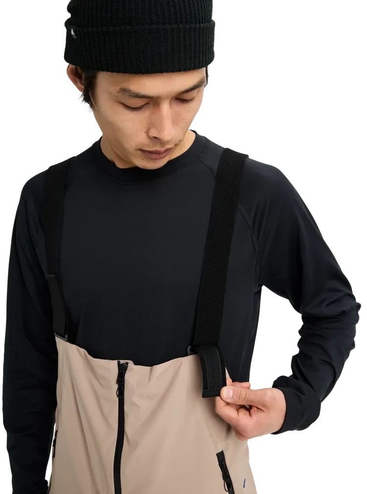 BURTON Futuretrust 2L Bib Snow Pants Summit Taupe 2026 Men's Snow Bib Pants Burton 